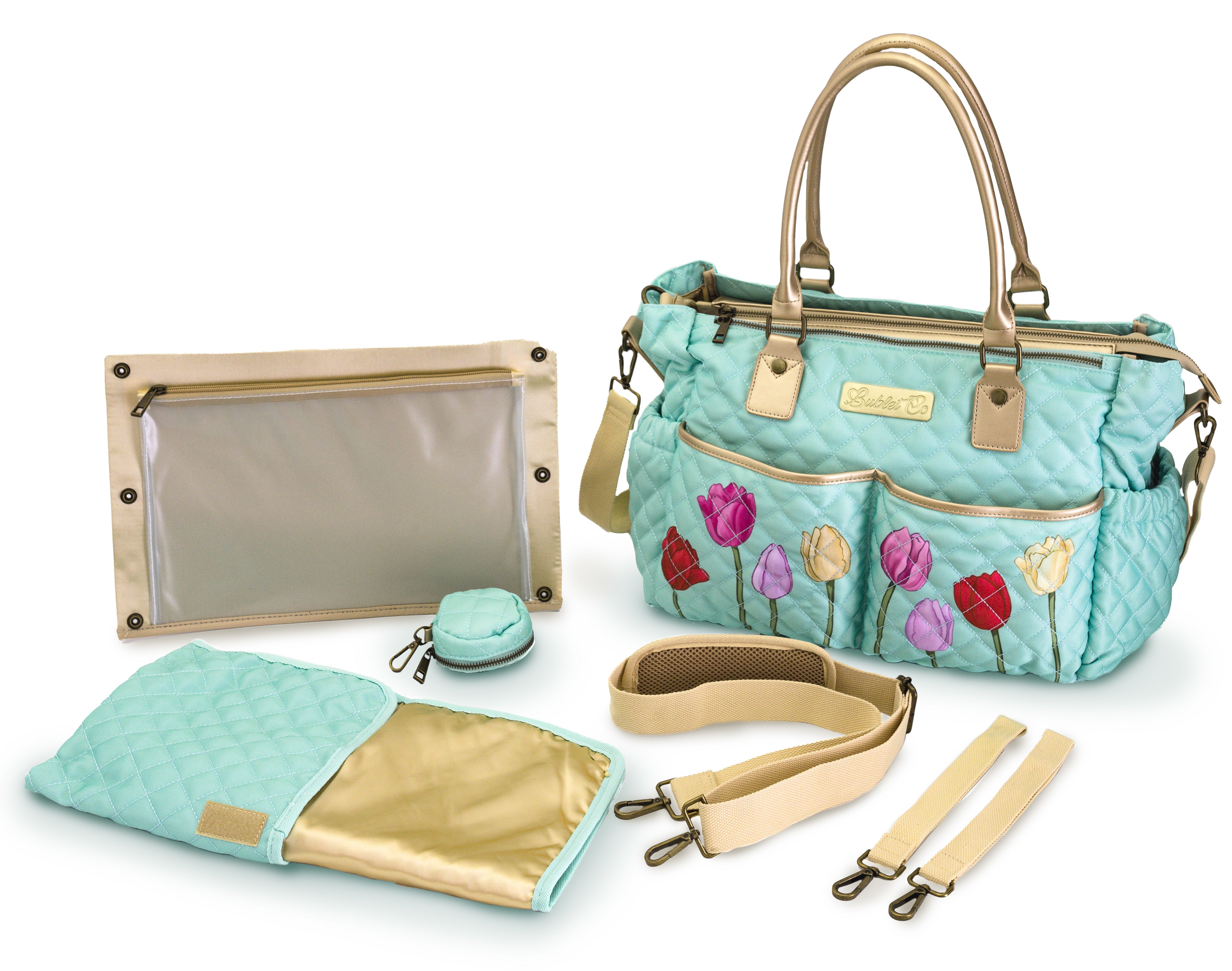 Floral baby changing bag hotsell