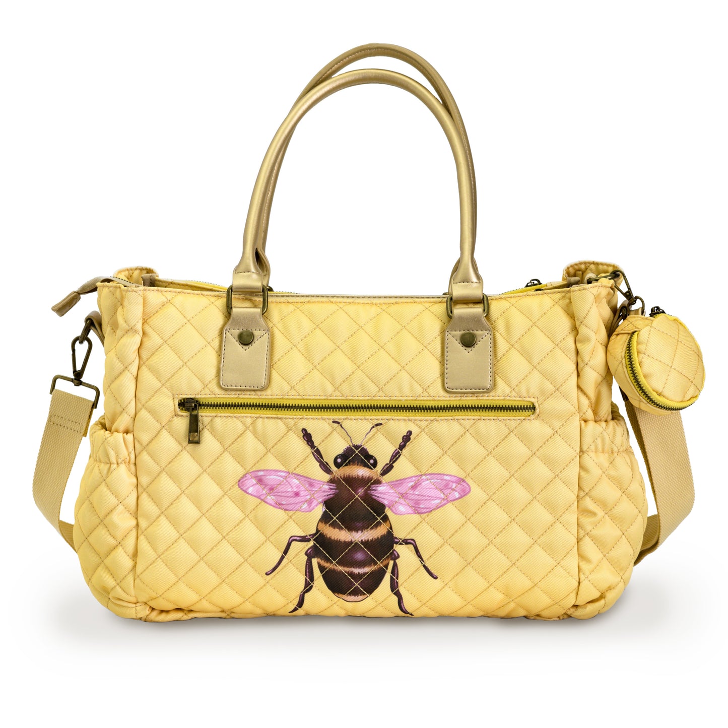 Bzz Bee Quilted Baby Nappy Bag